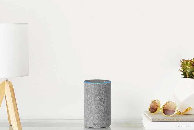 Amazon Alexa přítomná v zařízení Echo 
